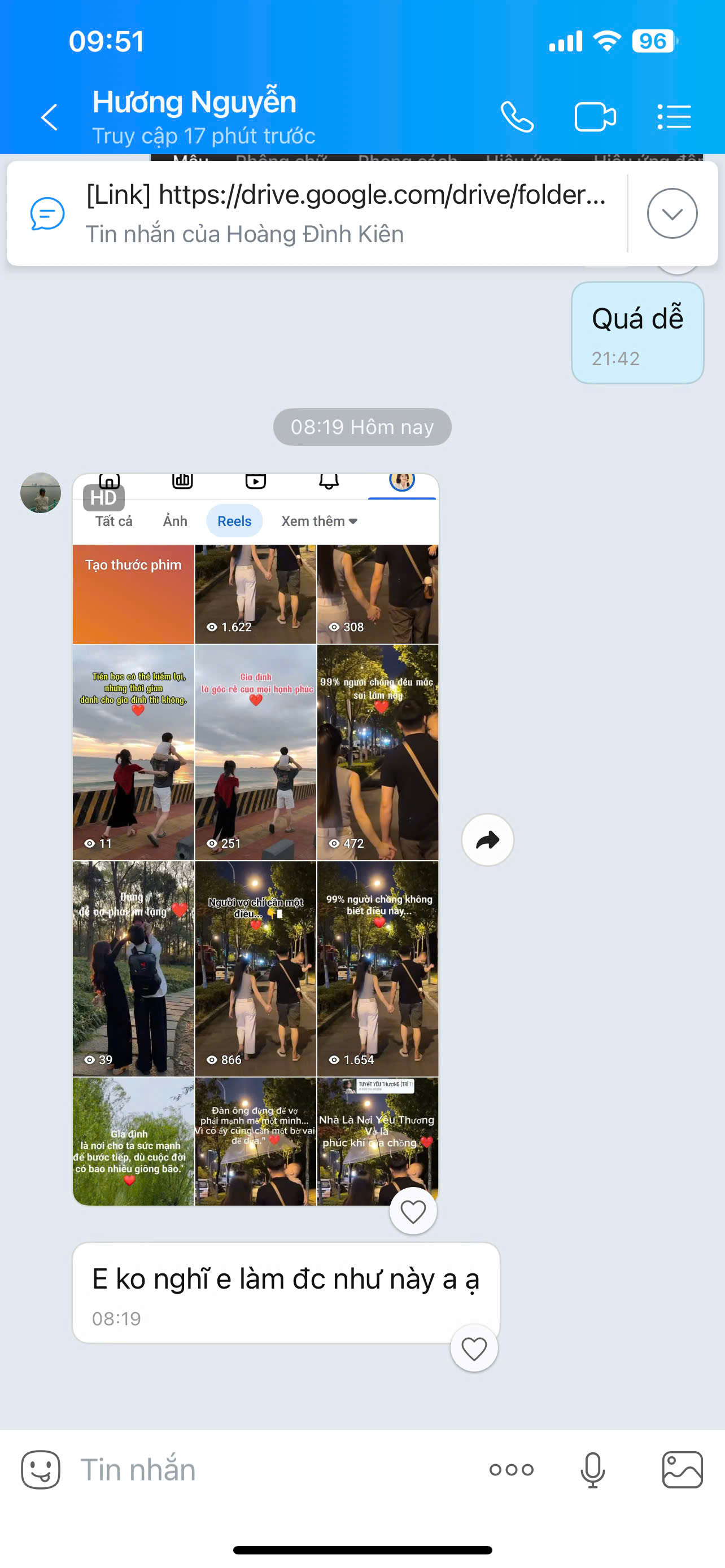 Học viên Hương Nguyễn - kết quả view tăng trưởng